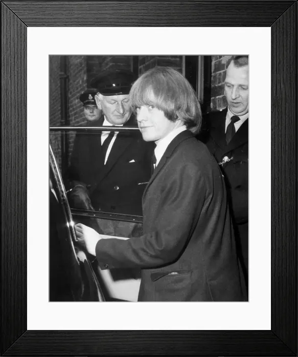 Framed Print : Brian Jones Entering Car Outside Court Framed Print : Brian Jones Entering Car Outside Court