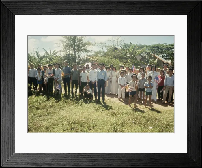 Framed Print : Hoc Mon, Vietnam War
