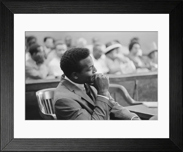Framed Print : Jim Brown in Court Framed Print : Jim Brown in Court