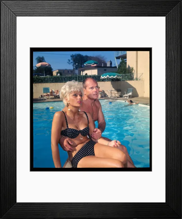 Framed Print : Portrait of Sam Sheppard and Wife Ariane