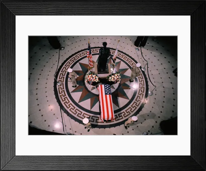 Framed Print : Adlai Stevenson in Rotunda