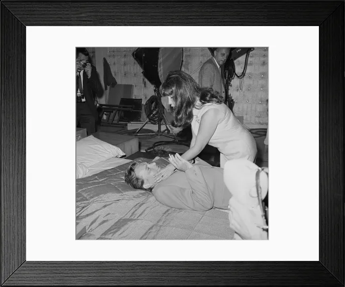 Framed Print : On the Set of Who's Afraid of Virginia Woolf? Framed Print : On the Set of Who's Afraid of Virginia Woolf?