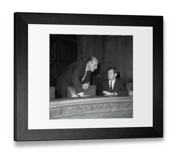 Framed Print : Edward Kennedy and Nicholas B. Katzenbach Framed Print : Edward Kennedy and Nicholas B. Katzenbach