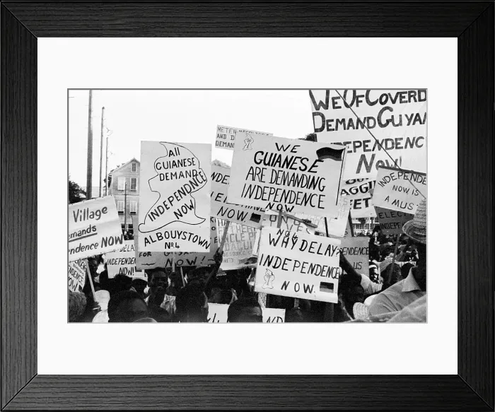 Framed Print : Signs Demand Independence in March Framed Print : Signs Demand Independence in March
