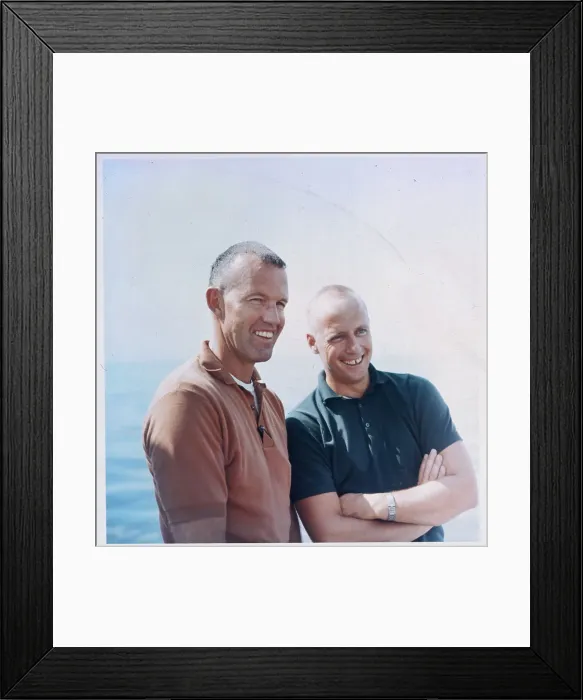 Framed Print : L. Gordon Cooper and Charles Conrad Framed Print : L. Gordon Cooper and Charles Conrad