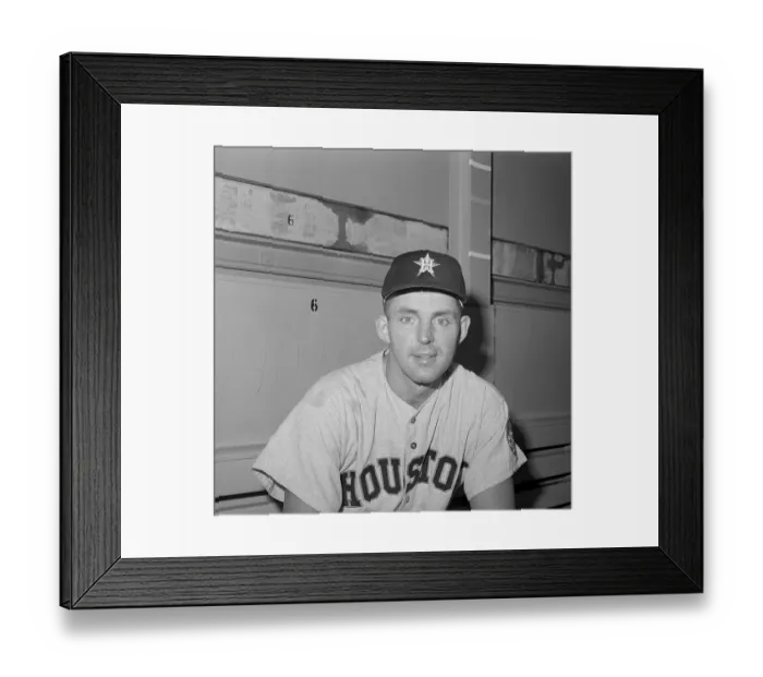 Framed Print : Houston Astros Frank Thomas in Uniform Framed Print : Houston Astros Frank Thomas in Uniform