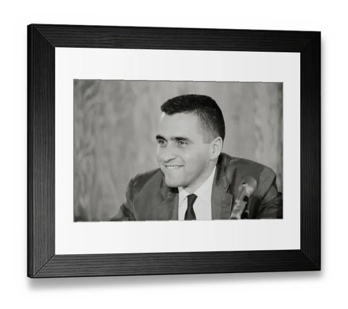Framed Print : Astronaut Harrison H. Schmitt After Being Selected for Project