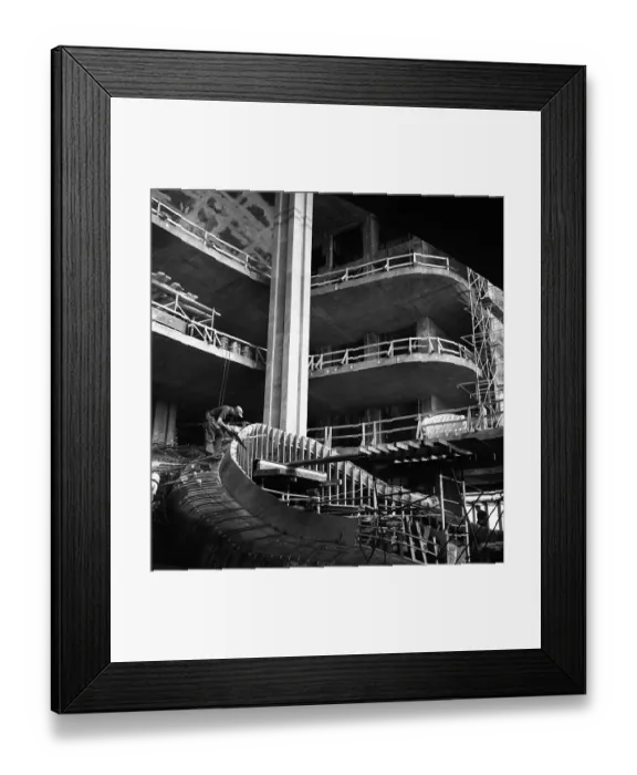 Framed Print : The New Metropolitan Opera House Construction Framed Print : The New Metropolitan Opera House Construction