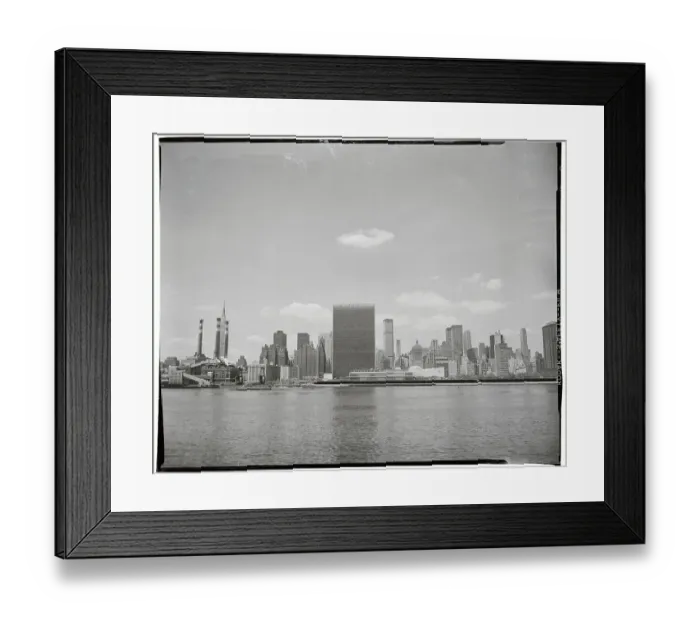 Framed Print : View of United Nations Buildings Framed Print : View of United Nations Buildings