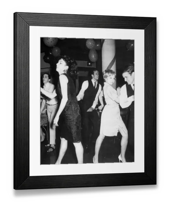 Framed Print : Ballet Dancers at a Dance Party Framed Print : Ballet Dancers at a Dance Party