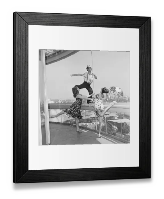 Framed Print : Three Members Of The Moisevev Ballet Co