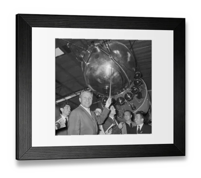 Framed Print : Yuri Gagarin At International Air Show Framed Print : Yuri Gagarin At International Air Show