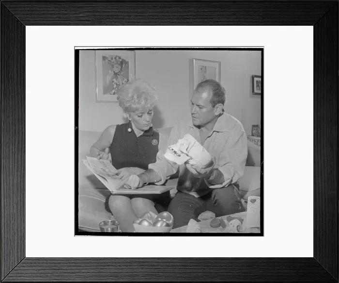 Framed Print : Sam Sheppard and Second Wife Ariane Framed Print : Sam Sheppard and Second Wife Ariane