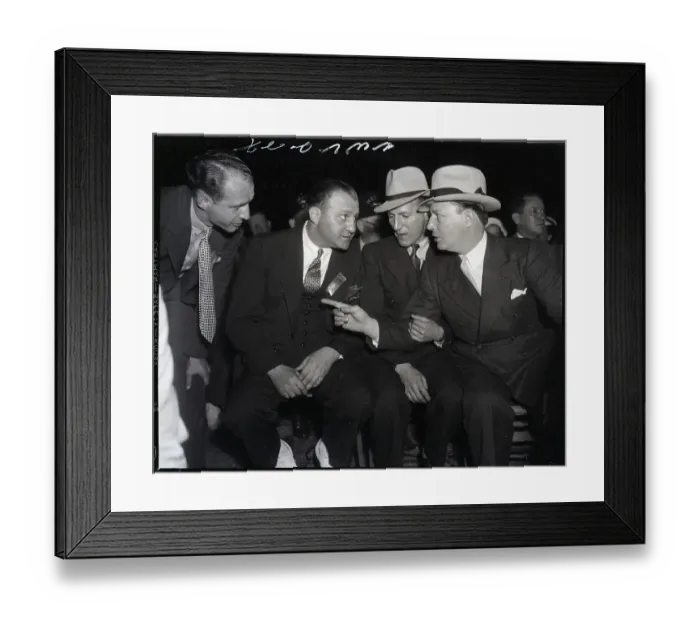 Framed Print : Goldie Ahearn with Sammy Lewis and Benny Leonard Framed Print : Goldie Ahearn with Sammy Lewis and Benny Leonard