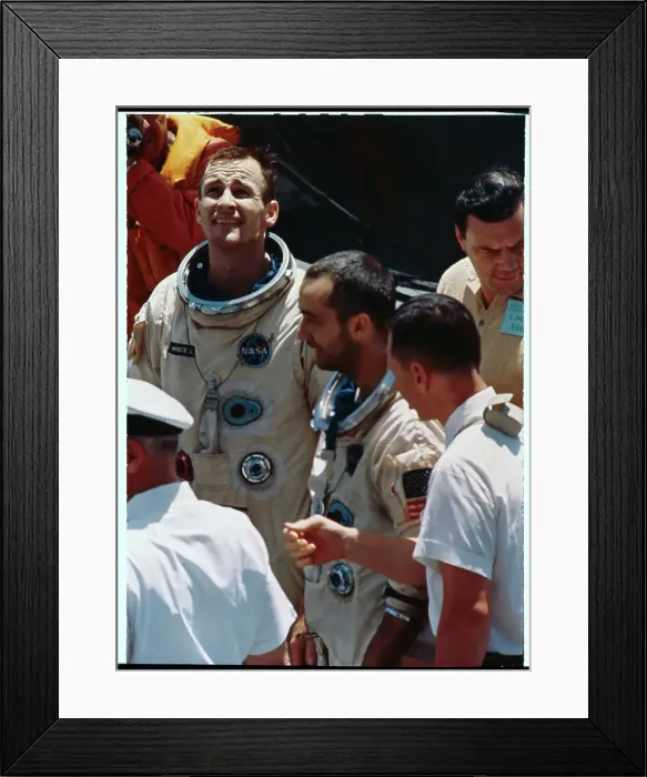Framed Print : Edward White and James McDivitt with Colleagues Framed Print : Edward White and James McDivitt with Colleagues