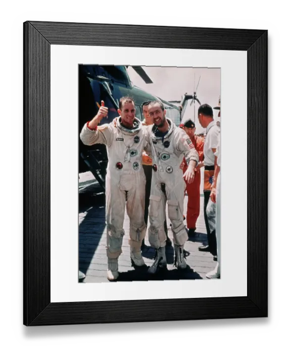Framed Print : Astronauts Returning From Trip Framed Print : Astronauts Returning From Trip
