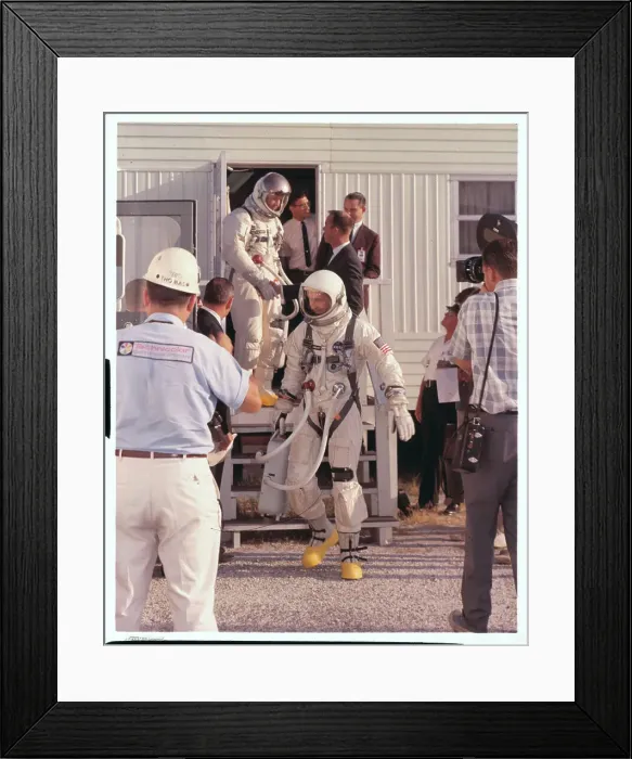 Framed Print : Astronauts Walking to Capsule Framed Print : Astronauts Walking to Capsule