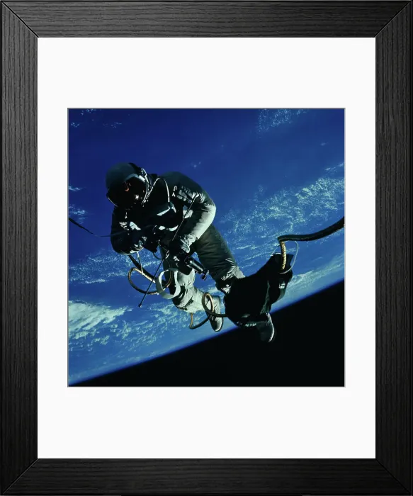 Framed Print : Edward White Floating in Space Framed Print : Edward White Floating in Space
