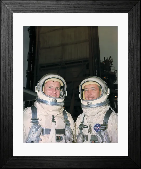 Framed Print : Astronauts Pictured Before Takeoff Framed Print : Astronauts Pictured Before Takeoff