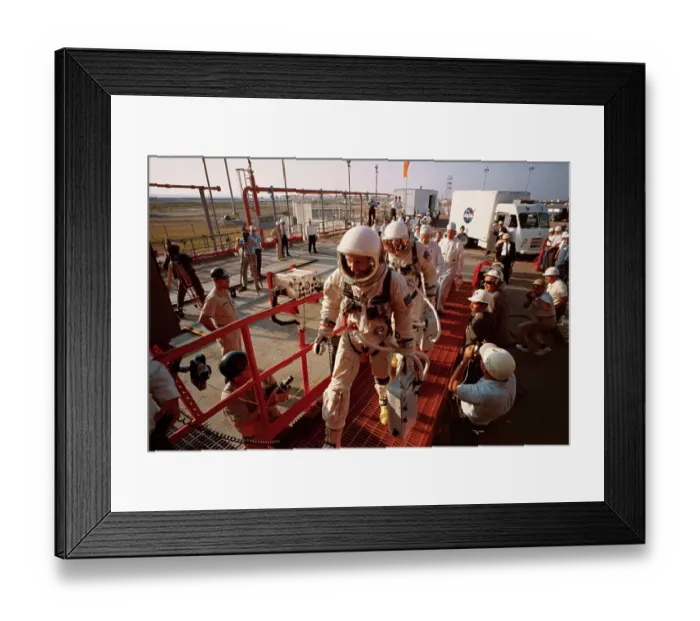 Framed Print : Astronauts Heading to Their Space Capsule Framed Print : Astronauts Heading to Their Space Capsule