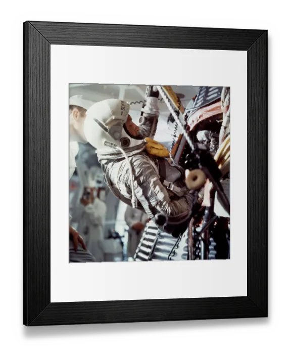 Framed Print : Ed White Leaving Gemini 4 Spacecraft