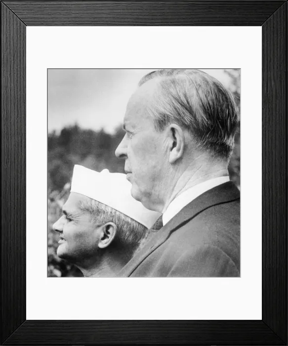 Framed Print : Lal Bahadur Shastri and Lester Pearson Framed Print : Lal Bahadur Shastri and Lester Pearson