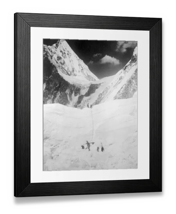 Framed Print : Men Climbing Mount Everest Framed Print : Men Climbing Mount Everest