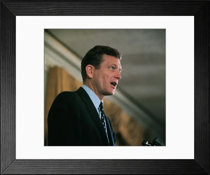 Framed Print : John V. Lindsay Announcing Selection Framed Print : John V. Lindsay Announcing Selection