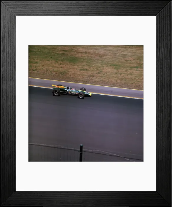 Framed Print : Jim Clark Driving Racecar Framed Print : Jim Clark Driving Racecar