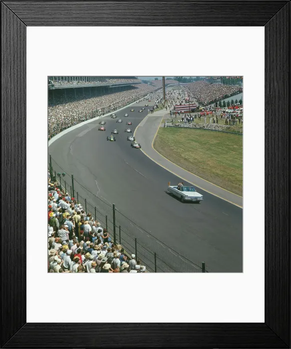 Framed Print : Pace Car Leading Racers Framed Print : Pace Car Leading Racers