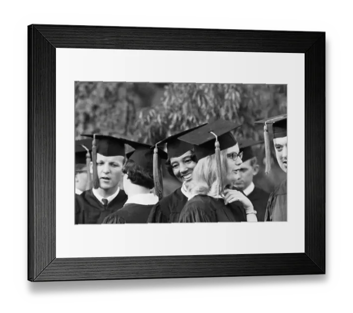 Framed Print : Vivian Malone Graduates Univ Of Alabama Framed Print : Vivian Malone Graduates Univ Of Alabama