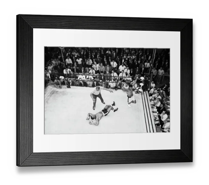 Framed Print : Ali Defeats Liston Framed Print : Ali Defeats Liston