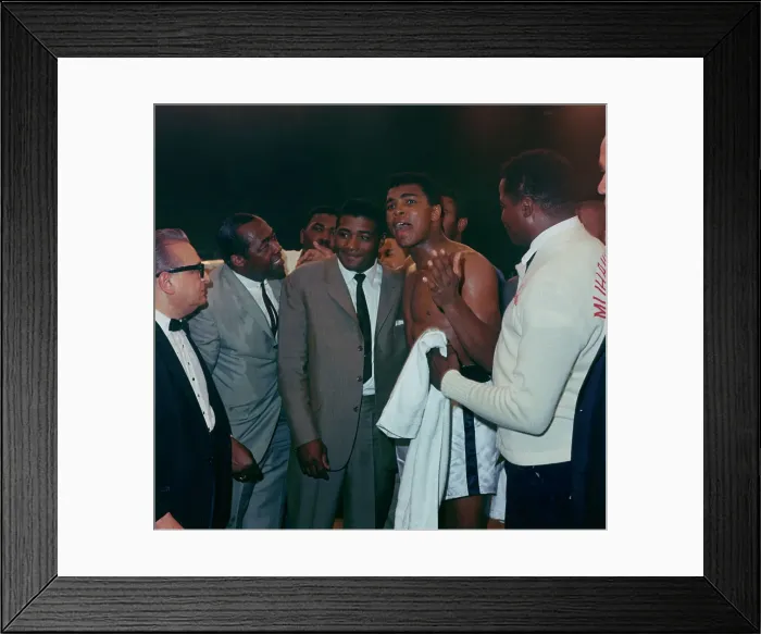 Framed Print : Floyd Patterson And Muhammad Ali Framed Print : Floyd Patterson And Muhammad Ali