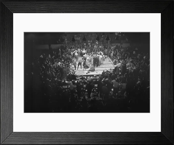 Framed Print : Clay-Liston Bout Framed Print : Clay-Liston Bout