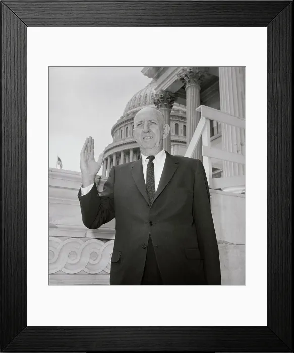 Framed Print : Portrait of Richard B. Russell Framed Print : Portrait of Richard B. Russell
