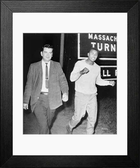 Framed Print : Clay-Liston Bout Framed Print : Clay-Liston Bout