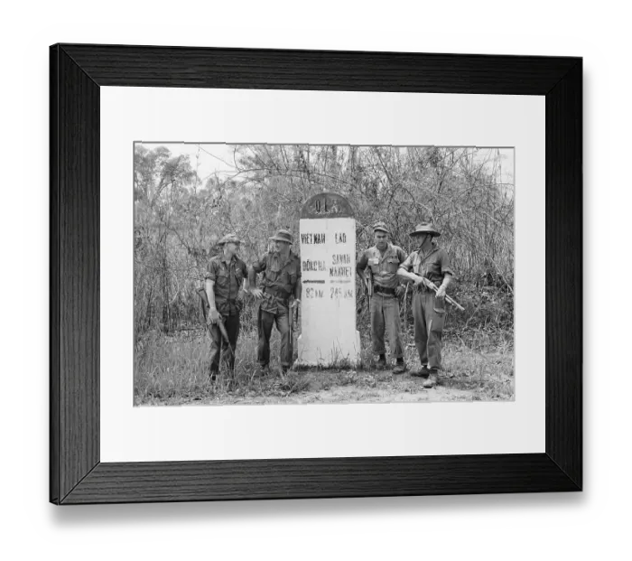 Framed Print : Soldiers Stationed At Border Patrol Framed Print : Soldiers Stationed At Border Patrol