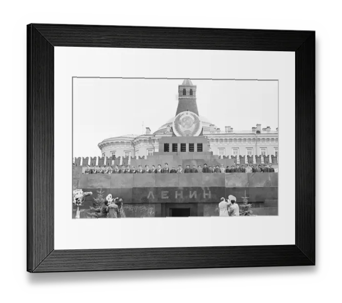 Framed Print : General View Of Review Stand Framed Print : General View Of Review Stand