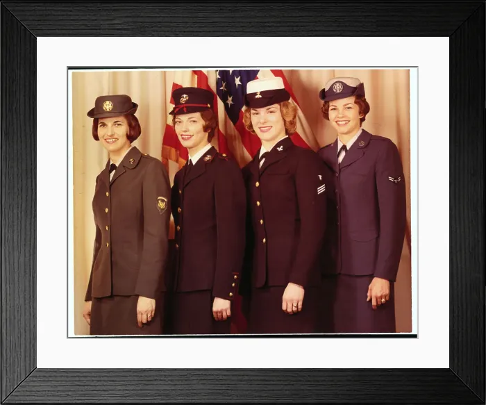 Framed Print : Women of the Armed Forces Framed Print : Women of the Armed Forces