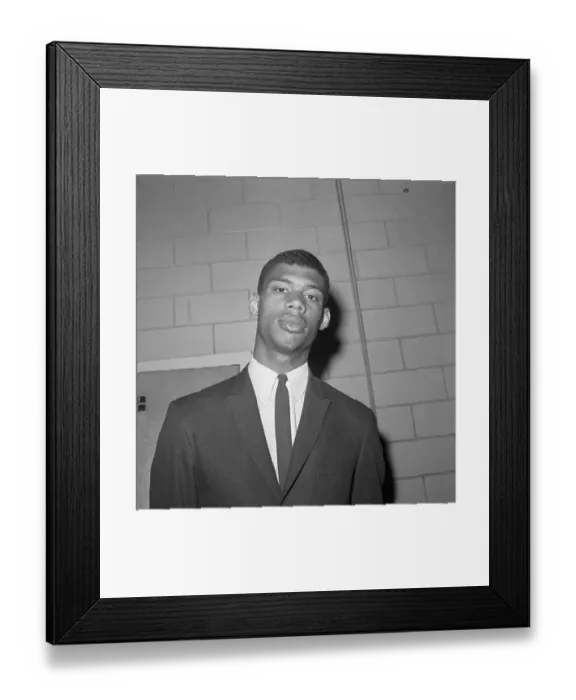 Framed Print : Lew Alcindor in High School Framed Print : Lew Alcindor in High School
