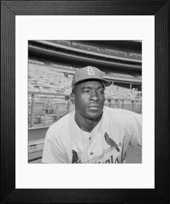 Framed Print : Portrait of Bill White Framed Print : Portrait of Bill White