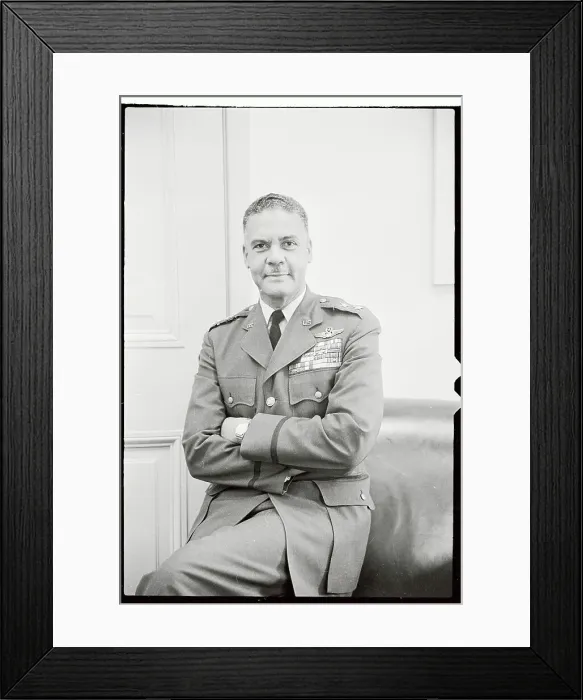 Framed Print : Portrait of Major General Benjamin O. Davis Framed Print : Portrait of Major General Benjamin O. Davis