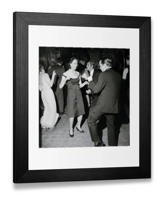 Framed Print : Ballet Dancer Maria Tallchief and Partner Dancing at Party Framed Print : Ballet Dancer Maria Tallchief and Partner Dancing at Party