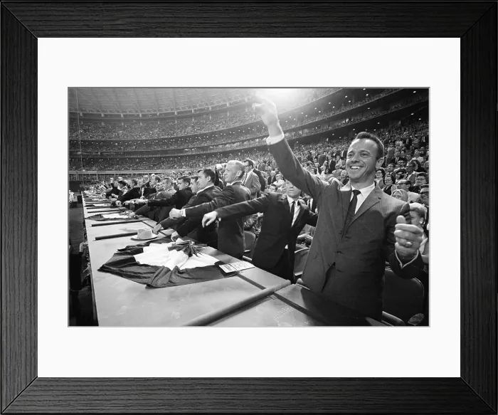 Framed Print : Astronauts Throw Out Ball at Baseball Game Framed Print : Astronauts Throw Out Ball at Baseball Game