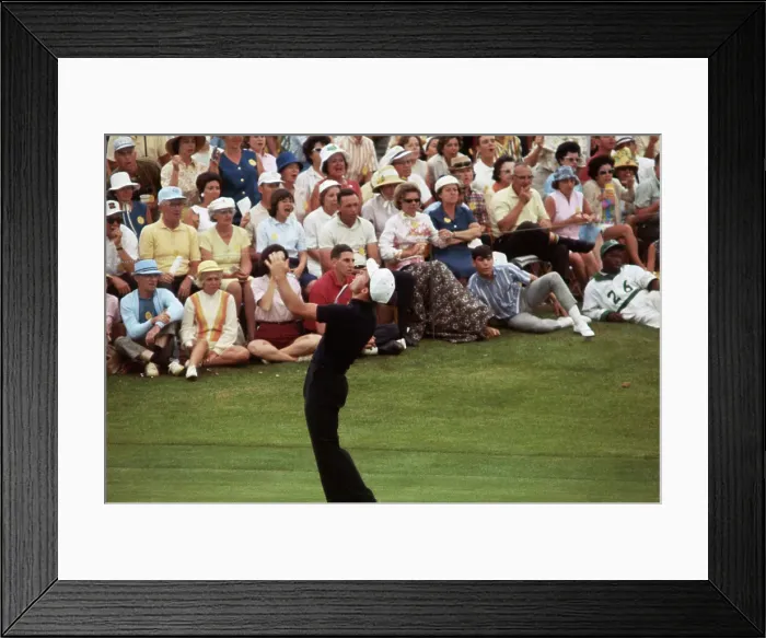 Framed Print : Gary Player Reacting in Disgust Framed Print : Gary Player Reacting in Disgust