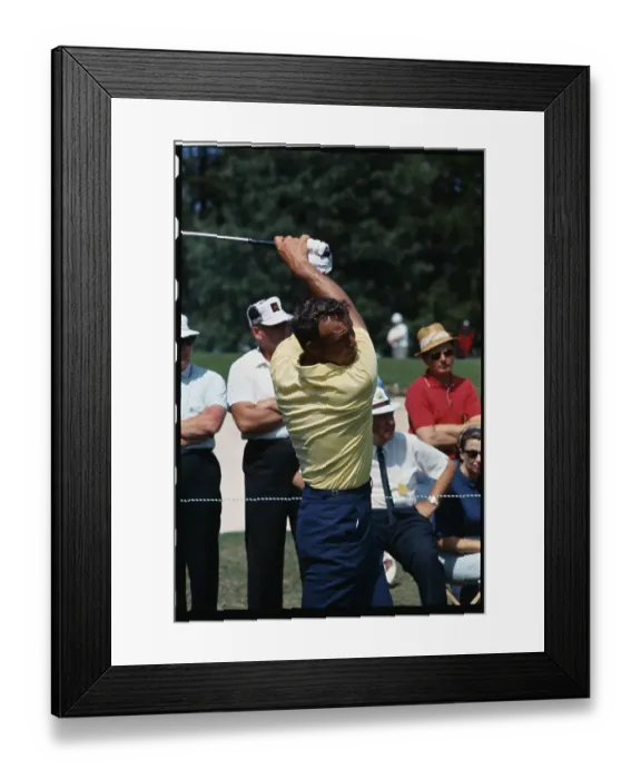 Framed Print : Arnold Palmer Driving the Ball Framed Print : Arnold Palmer Driving the Ball