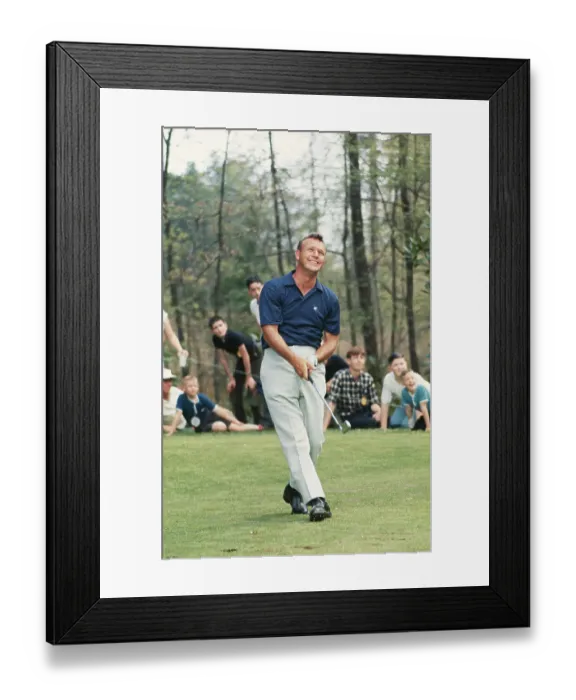 Framed Print : Arnold Palmer Practicing For Tournament Framed Print : Arnold Palmer Practicing For Tournament
