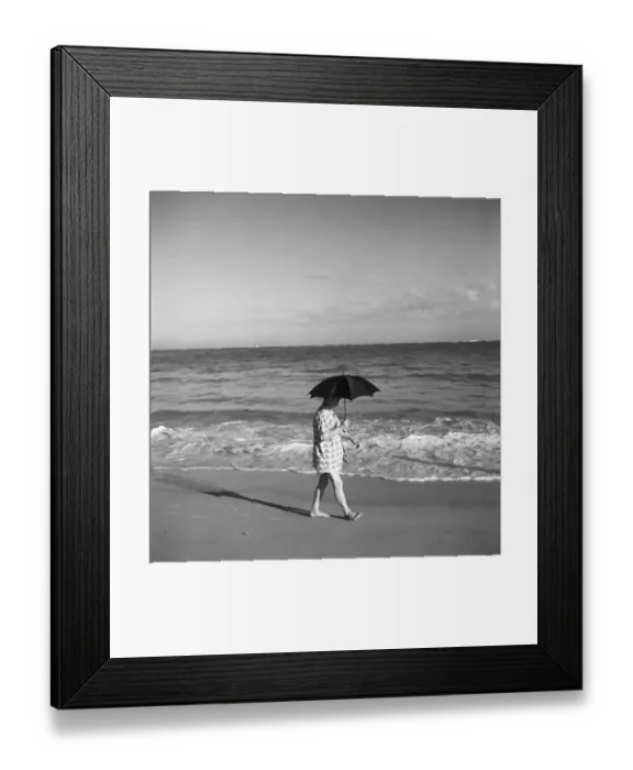 Framed Print : Pablo Cassals Strolling Along Beach Framed Print : Pablo Cassals Strolling Along Beach