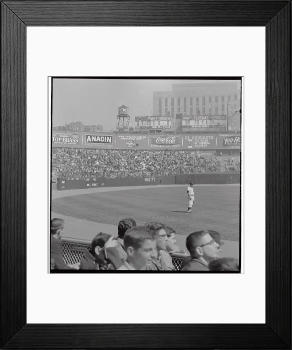 Framed Print : Mickey Mantle Playing on The Field Framed Print : Mickey Mantle Playing on The Field