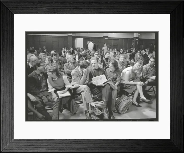 Framed Print : Mario Savio with Susan Goldberg and Jack Weinberg Framed Print : Mario Savio with Susan Goldberg and Jack Weinberg